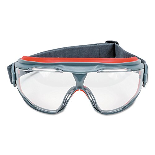 3M GoggleGear 500Series Safety Goggles - Clear, Plastic, Full Rim, Anti-Fog, Polycarbonate Lens, Laboratory, Construction