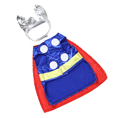 Disfraz para perro Toyvian de poliéster rojo miniatura 5