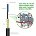 Fibergaga-5M(16ft) SCA to SCA Outdoor Fiber Optic Cable, Simplex, Single Mode, OS2 Fiber Optic Internet Cable - OS1/OS2 Compatible LSZH, Black