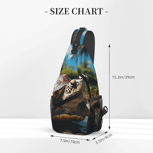 Mochila bandolera pequeña negra para senderismo miniatura 3