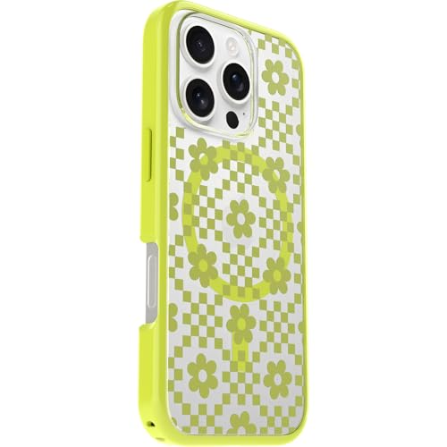 Image of OtterBox iPhone 16 Pro Symmetry Series Clear Case - Daisy Dance (Yellow) - Ultra-Thin, Sleek iPhone Case, Floral iPhone Case