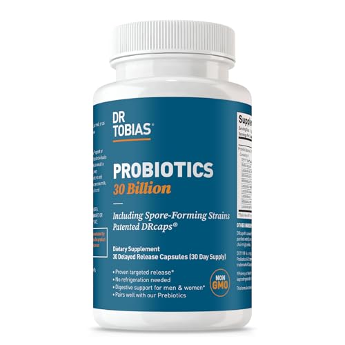 Dr. Tobias Probiotics 30 Billion, 10 Strains, 30 Capsules