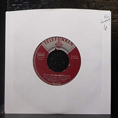 LIND, GITTA UND DIE TELESTARS / ORIGINALAUFNAHME / Wei&szlig;er Holunder / Wenn wir uns wiederseh&acute;n / Bildh&uuml;lle / TELEFUNKEN # U 45835 / Deutsche Pressung / 7" Vinyl Single Schallplatte