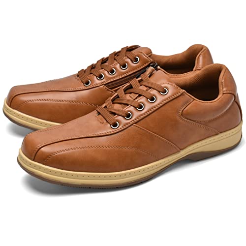 [Tough Walker] �J�W���A���V���[�Y �����Y �h�� �h�� ����ɂ��� �t�@�X�i�[�t �t�F�C�N���U�[ 2450 �u���E�� 25.0cm