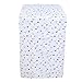 LIOOBO Funda para Lavadora Carga Superior Refrigerador Universal Cubierta Superior del Secador y Lavadora Automática Impermeable a Prueba de Polvo con Cremallera 56x60x82 cm de Flor