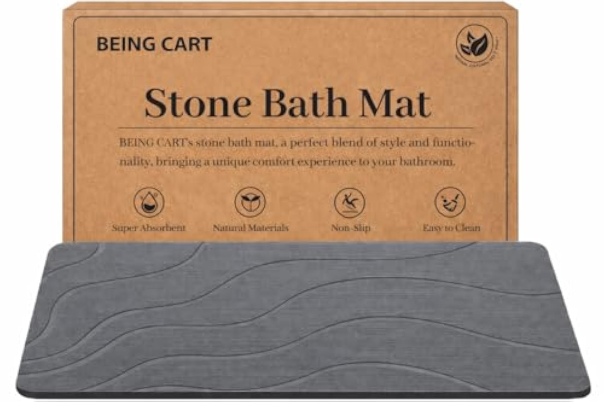 Diatomaceous Earth Stone Bath Mat