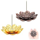 Diseño de Lotus: Lotus simboliza una vida mejor en la cultura oriental. El quemador combina la forma del loto y el diseño de joyas, mostrando estilos tradicionales y modernos, y puede ser una instalación clásica con pastillas para la meditación y para dormir.