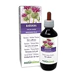 GROßE KLETTE (Arctium lappa) Kraut und Wurzeln URTINKTUR KONZENTRIERT EXTRAKT 1:10. 100 % NATÜRLICH, ALKOHOLFREI, OHNE ZUCKERZUSATZ. AUCH GEEIGNET FÜR SCHWANGERE FRAUEN UND KINDER. BEIM ITALIENISCHEN GESUNDHEITSMINISTERIUM GEMELDET. MADE IN ITALY.