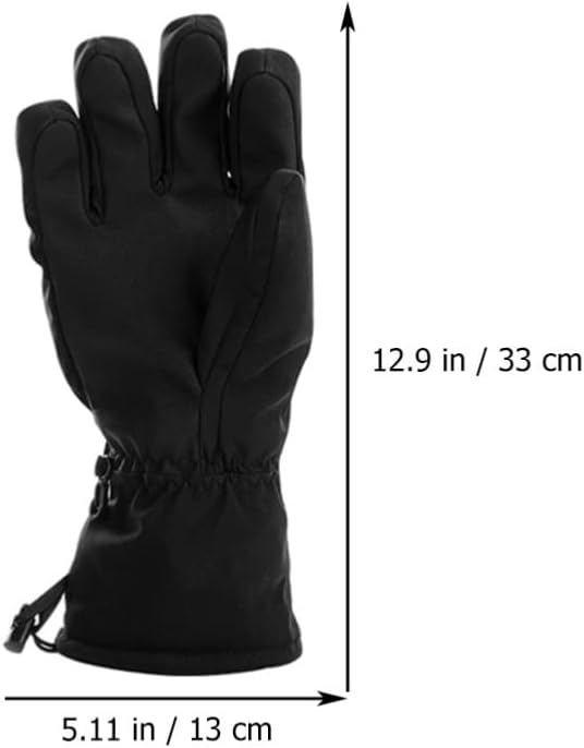 BESPORTBLE 1pair Creative Heated Gloves Thermal Skiing Gear for Cold Weather Touchscreen Compatible for Outdoor Activities and Sports