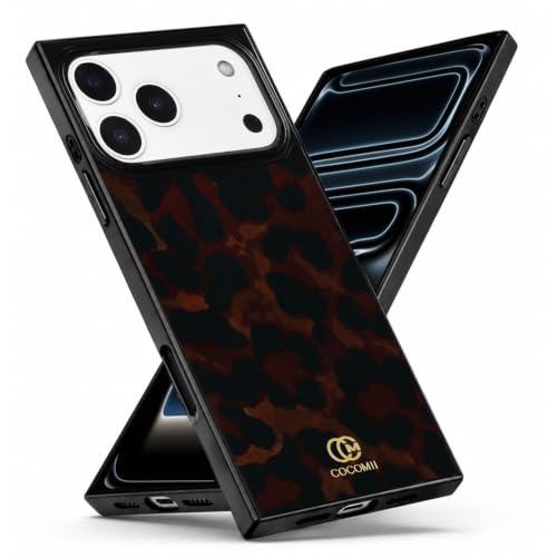 Image of COCOMII Rectangle for iPhone 18 Pro Max /17 Pro Max Case, Chestnut Leopard