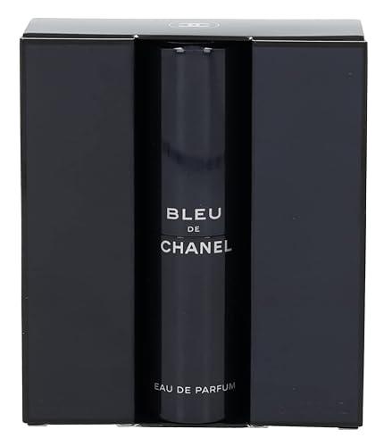 Miniatura 4 de CHANEL Bleu De Eau De Parfum - Espray de viaje para hombre, 3 x 0.7 onzas, 2.1 onzas líquidas, juego de 3 piezas (aerosol para bolsa)