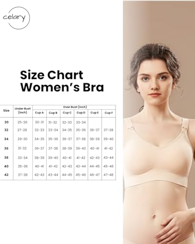 Image of Celary Bra for Woman|| Lightly Padded Maternity||Feeding Bra for Women||Nursing ||Ultra Lightweight|| Soft and Smooth Cotton|| Removable Pads