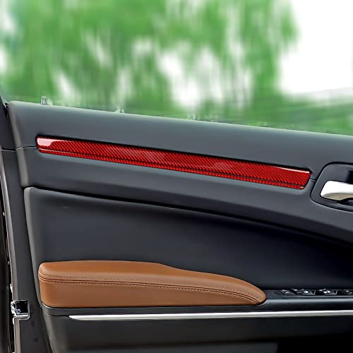Image of Car 4 Doors Decor Strips Cover Decals for 2011-2023 Chrysler 300 / 300C / 300S / Limited /Touring /Base Accessories Carbon Fiber Stickers