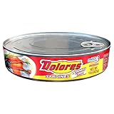 Dolores Sardines in Tomato Sauce, Canned Sardinas En Salsa De Tomate, 15oz, (Pack of 1)