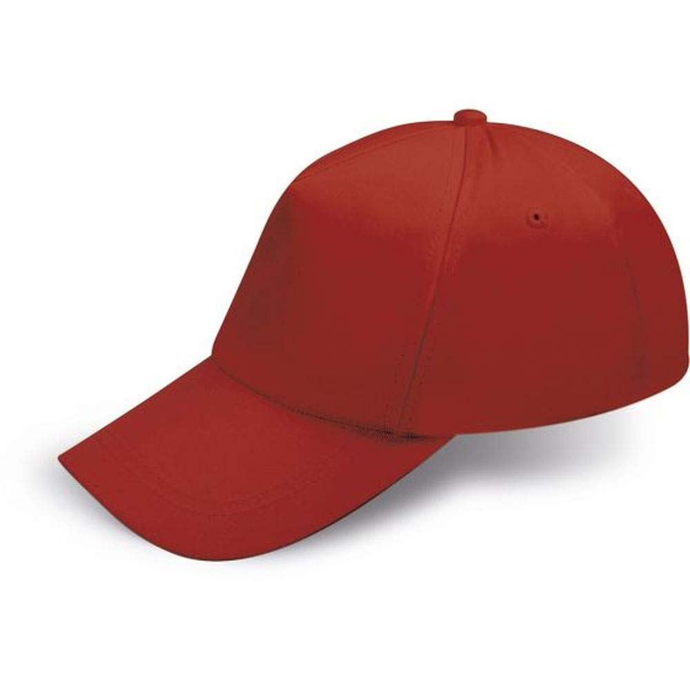 Unknow Super Offerta 25 PZ Cappello Bambino con Visiera in Cotone Rosso