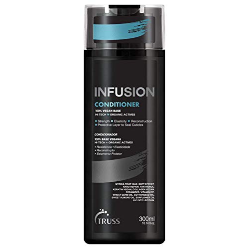 Truss Infusion Conditioner For Dry, Damaged Hair - 100% Vegan Base Deeply Hydrates, Protects & Restores For Strong, Soft, Shiny Hair - Anti-Aging Conditioner For Color Treated Hair #TOP3