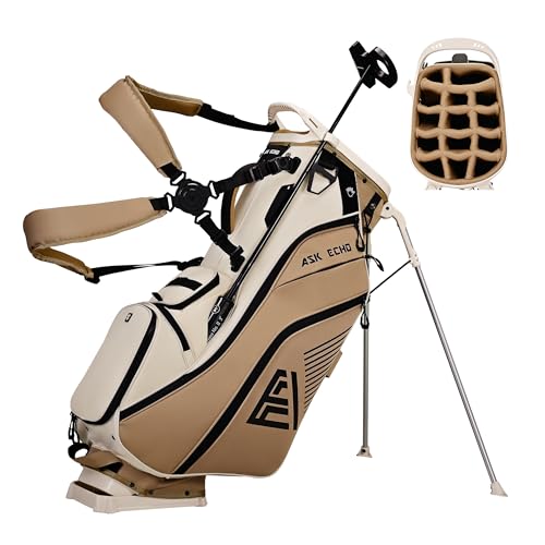 ASK ECHO Golf ST-14 Hybrid Stand Bag 14-Way Divider Quick Putter Clip