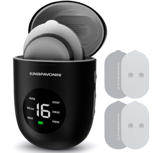 KingPavonini Wireless TENS Unit, Muscle Stimulator for Pain Relief, Portable Rechargeable TENS EMS...