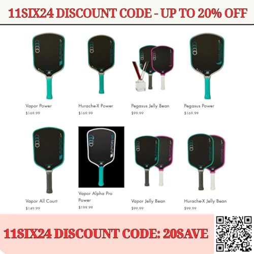 11six24 discount code: 20SAVE &ndash; Verified Deal to Save Up to 20% OFF Premium Pickleball