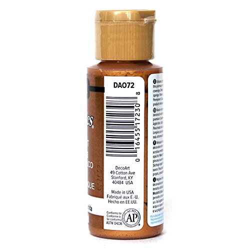 Image of DecoArt Dazzling Metallics 2-Ounce Venetian Gold Acrylic Paint