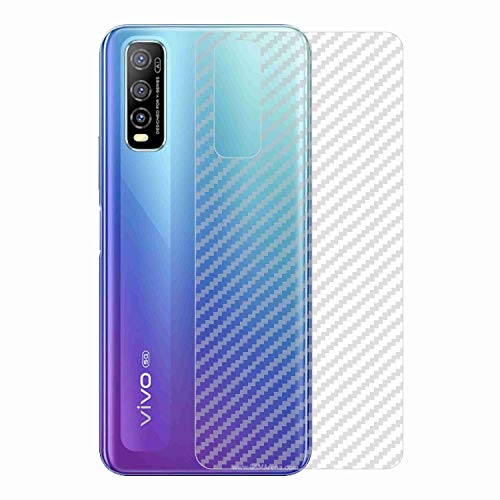 Image of Compatible with Vivo Y70S Back Screen Protective Film Carbon Fiber Skin Transparent Screen Guard Sticker