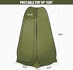 Pop Up Privacy Tent Camping Shower Tent Toilet Dressing Changing Room Tent Portable Shelter for Camping Portable Shower Beach Shade Tent