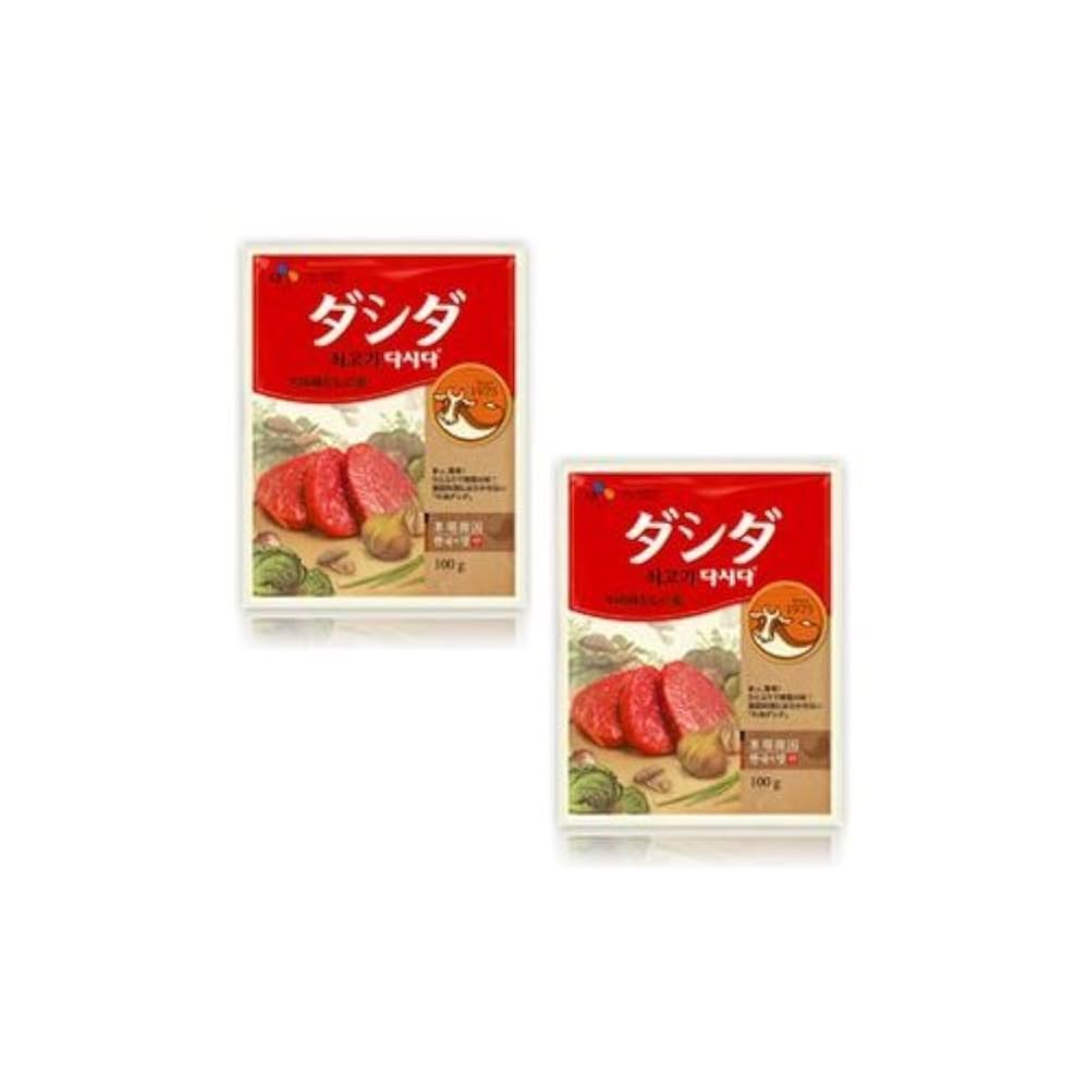 ❤️❤️ ダシダ　牛肉だしの素　100g×2袋 Amazon.co.jp: 韓国の調味料 ダシダ 牛肉味だしの素 100g×2袋お