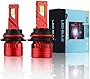 Alla Lighting Mini FL-BH 12500Lm HB5 9007 LED Bulbs PX29t Base 90W Dual Hi/Low Beam Xtreme Super Bright 6000K Xenon White 9007 Kits Bulbs Replacement for Cars Trucks
