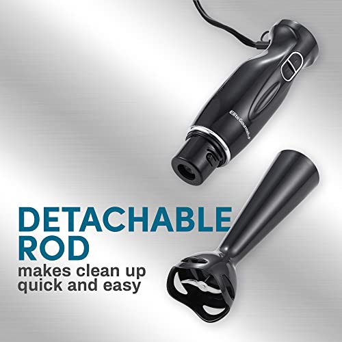 Elite Gourmet EHB1023 Immersion Hand Blender 300 Watts 2 Speed Mixing thumb #2