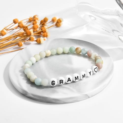 Gifts for Mom Mama Grandma Grammy Granny Gigi Mimi Nonna, Beaded Bracelets Birthday Mothers Day Christmas Jewelry Gifts for Women2