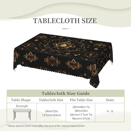 Nappe rectangulaire pour buffet de mariage et pique-nique - 7