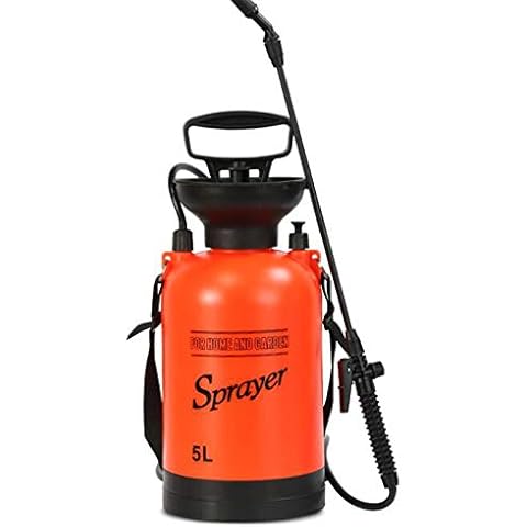 1.32 Gallon Pump Pressure Sprayer, Pressurized Lawn & Garden Water Spray Bottle with Adjustable Shoulder Strap, Pressure Relief Valve, for Plants, Car Detailing and Cleaning Cover