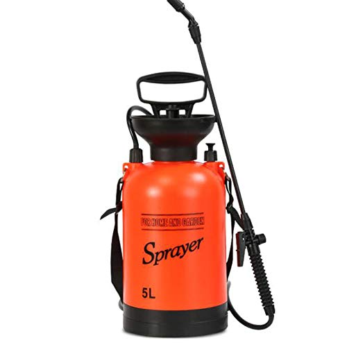Pulvérisateur à Pression à Pompe de 5 litres, Flacon pulvérisateur d'eau sous Pression pour pelouse et Jardin avec Buses d'eau Cover
