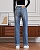 UPNET Womens High Waisted Jeans Stretchy Straight ... #3