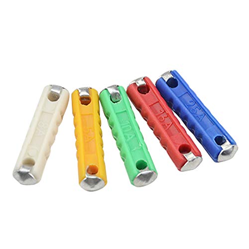 WMYCONGCONG 200 PCS Car Fuses European Automotive Fuse 5A 8A 10A 16A 25A for Classic Cars Old Style, Not Ceramic - Thumbnail 3