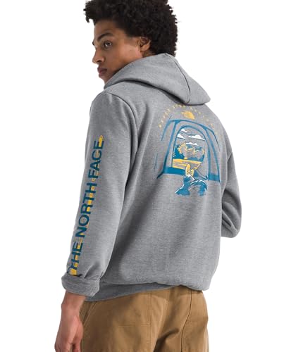 THE NORTH FACE Men's Evolution Tent Hoodie | Sweatshirt With 2 Piece Hood, Adjustable Drawcord, Kangaroo Hand Pocket3