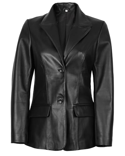 fjackets Leather Blazers Women - Real Lambskin Leather Coats For Women - Stylish Women Leather Jackets For Business & Casual3