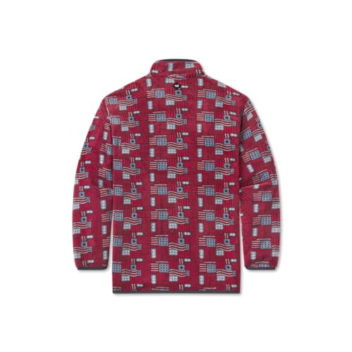 Image of Southern Marsh Star-Spangled Fleece Pullover