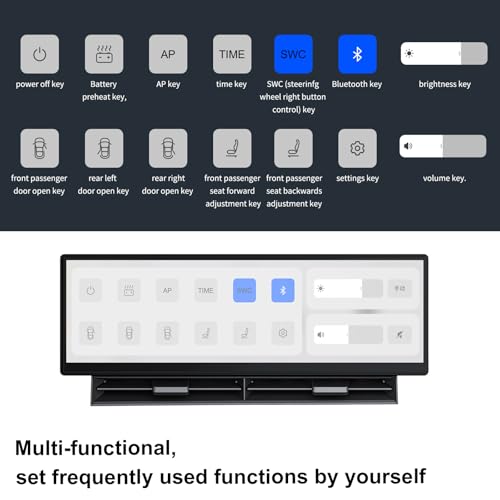 Image of 10.88-Inch Touchscreen Head-Up Display for Tesla Model Y Juniper 2025+