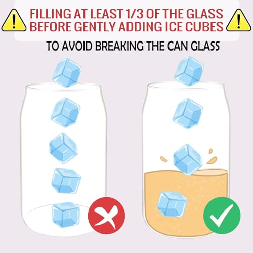 Mental Health Gifts for Women Friends, 16Oz Can Glass Cups with Lid and Straw, Inspirational Affirmations Gift, Sobriety Motivational Gifts for Female Coworker, Birthday Gifts for Women Friendship