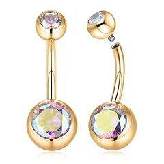 Gold,Aurora Borealis CZ