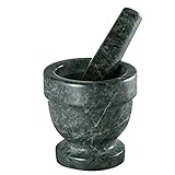 Evco International Creative Home 74022R Marble Mortar/Pestle, Green
