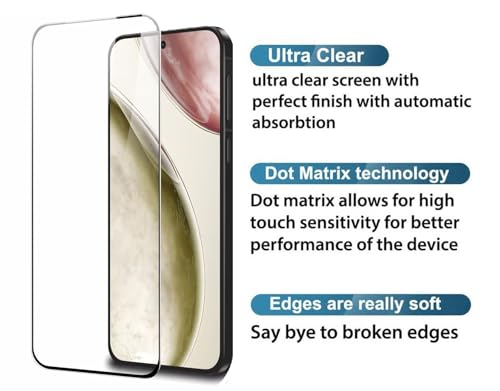 Image of HD Tempered Glass Screen Protector Compatible for Vivo X200FE, X200 Pro Mini, X300 5G with Edge to Edge coverage and Easy Installation kit