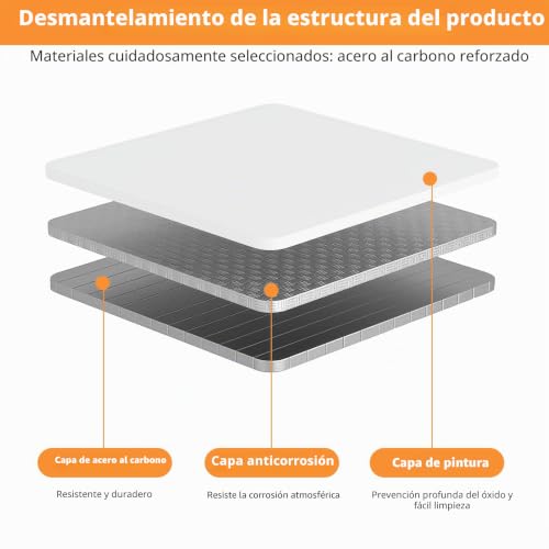 Miniatura 5 de Estante De Cocina Extensible Para Microondas, Apilable Para Armarios Y Encimeras, Estantes Ajustables Para Almacenamiento, Estante De Especias, Longitud 35 65 Cm