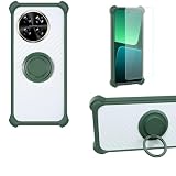 bojioderf Case Compatible for XGODY X31 6.5 4G LTE Phone Case Cover [with Tempered Glass Screen Protector] PC + Silicone [360 Metal Ring, Magnetic Car Mount] CSKB-LV