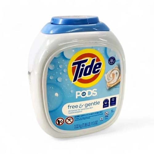 Tide Pods Free & Gentle, Unscented, 152 Count 3