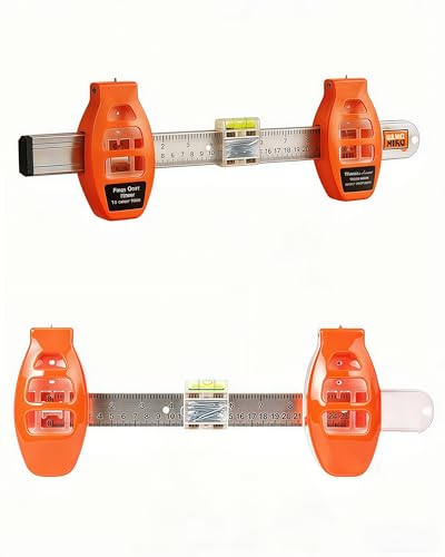 Picture HangingTool,Level Ruler Picture Hanging Tool With Level – Precision Wall Mount Guide For Frames & Artwork, Easy Alignment Hanging Tool With Built-In Level（A measuring ruler and 15 nails）