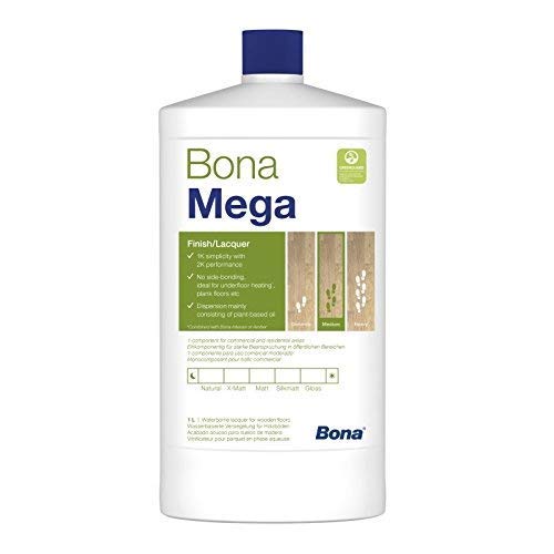 Bona Mega Parkettlack - glossy - 1 liter - sealing, 1 K parquet lacquer, water lacquer