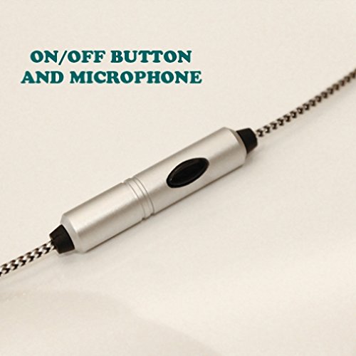 Premium Sound Quality Wired Headset Metal Earbuds Microphone For Samsung Galaxy J1 J3 J5 J7, Grand Prime - Lg Volt 2, Tribute 2, Escape 2 - Zte Overture 2, Zmax, Zmax+, Nubia Z9 - Asus Zenfone, 2 #TOP3