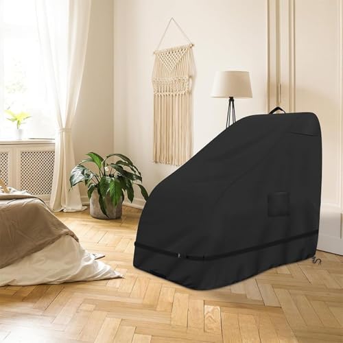 Funda para silla de masaje jardín transpirable con cordón ajustable contra viento 7